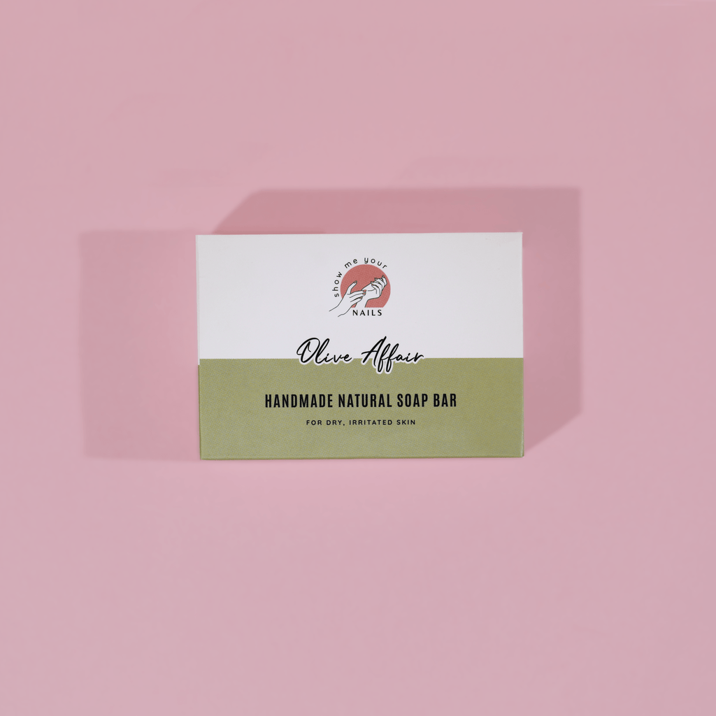 "Olive Affair" Handmade Natural Soap Bar - Show Me Your Nails