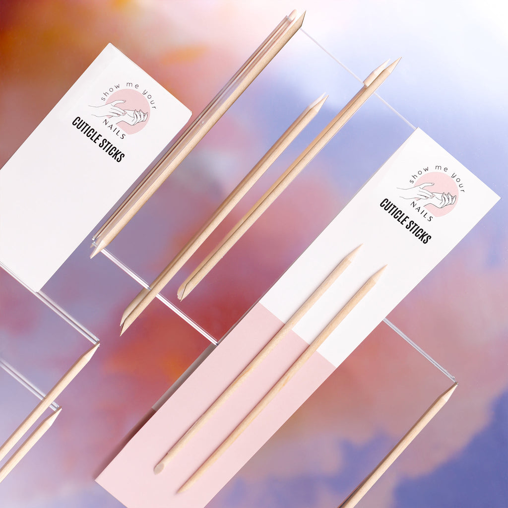 Sustainable Orange Wood Cuticle Sticks - Show Me Your Nails